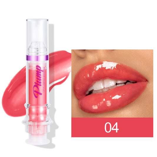Nuevo tubo de labios de color intenso, labios ligeramente picantes, labios de miel, labios de vidrio, espejo facial, lápiz labial líquido.